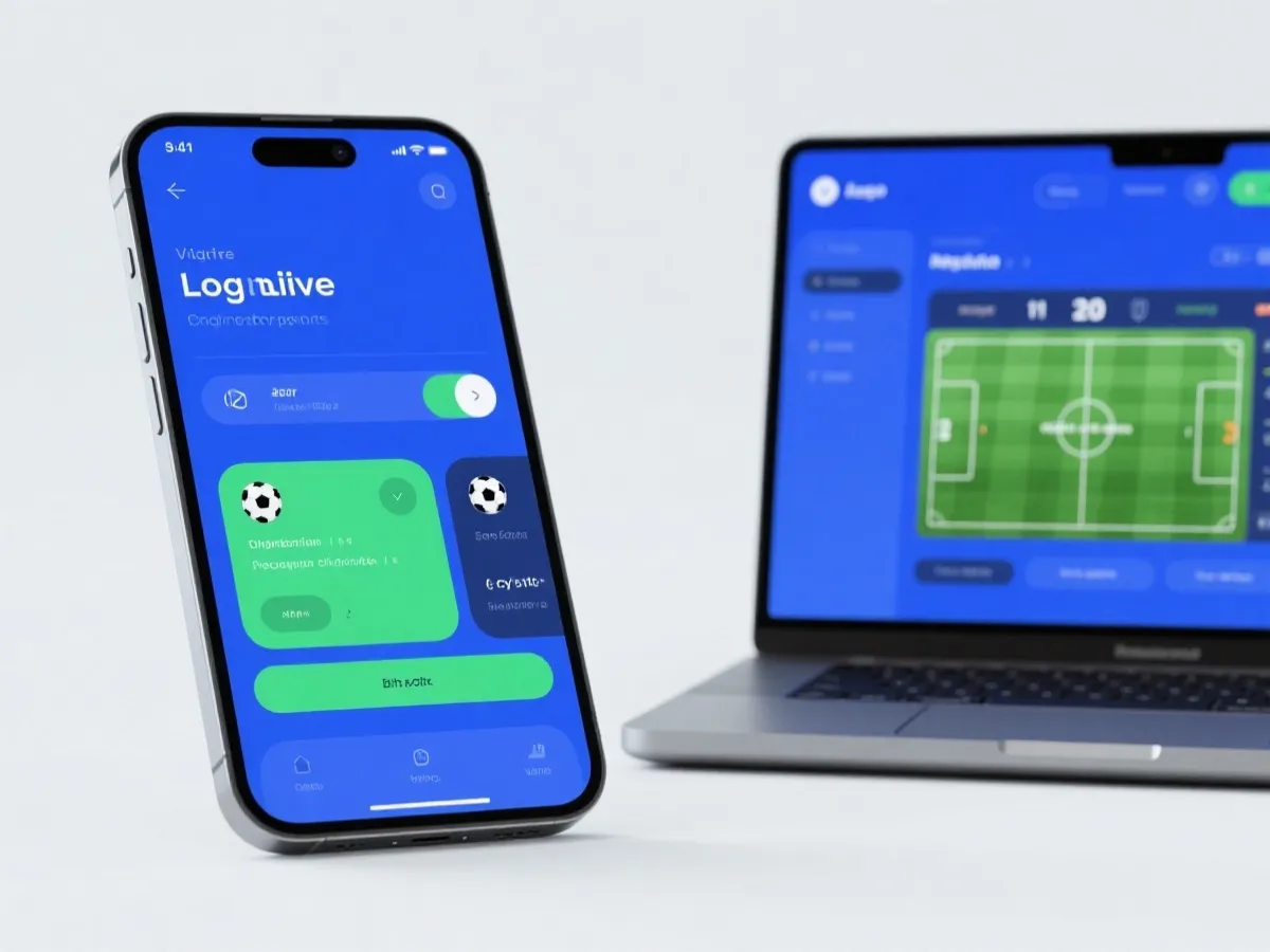 即時比分與直播資訊的視覺示意