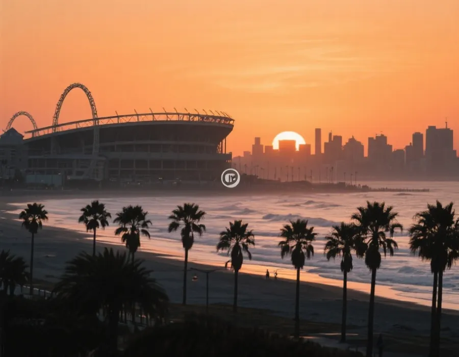 洛杉磯場館示意圖